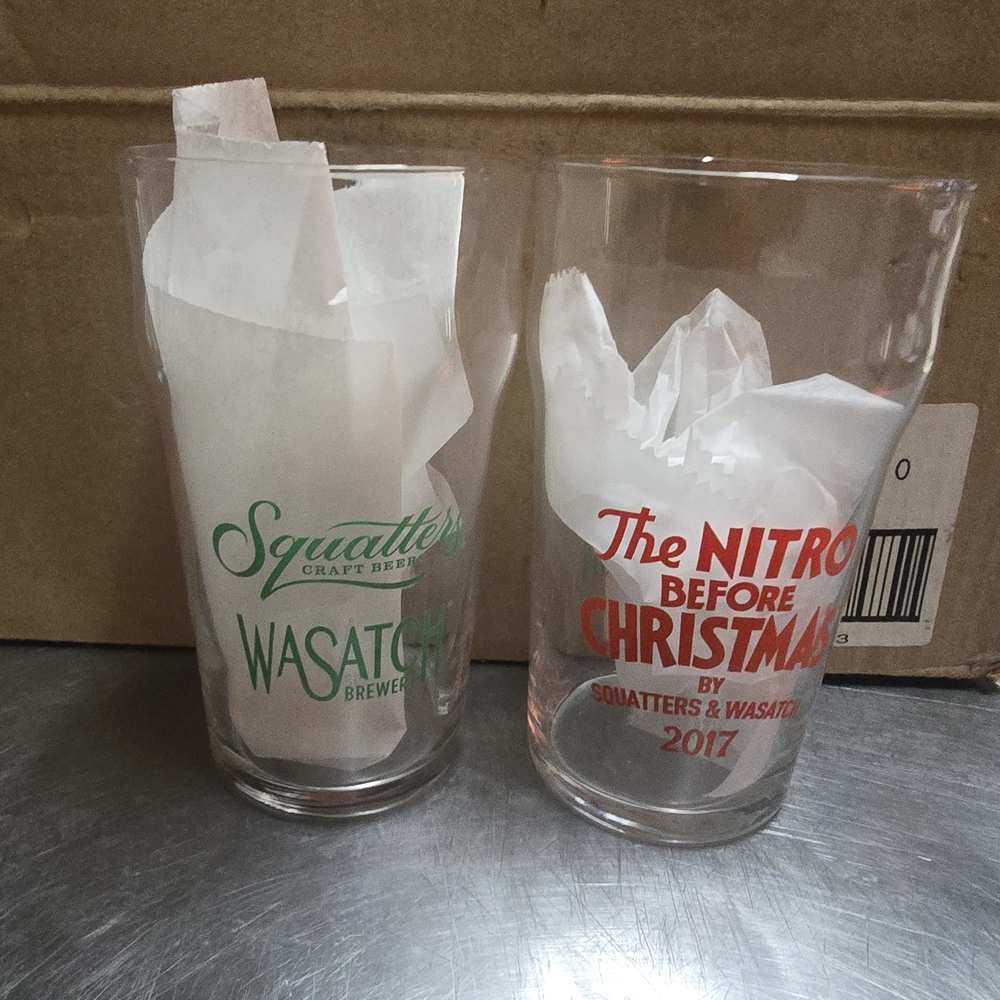 Squatters Wasatch Brewery Pint Glass Set